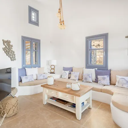 Seaside 5bdr Bliss In Mykonos Merchia Beach