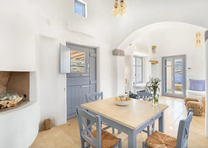 Seaside 5bdr Bliss In Mykonos Merchia Beach