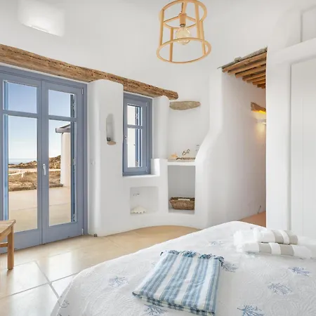 Seaside 5bdr Bliss In Mykonos 别墅 Merchia Beach