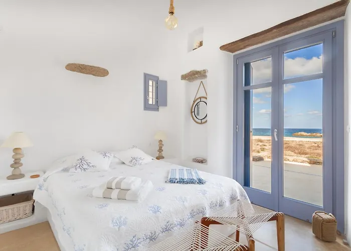 Вилла Seaside 5bdr Bliss In Mykonos Merchia Beach
